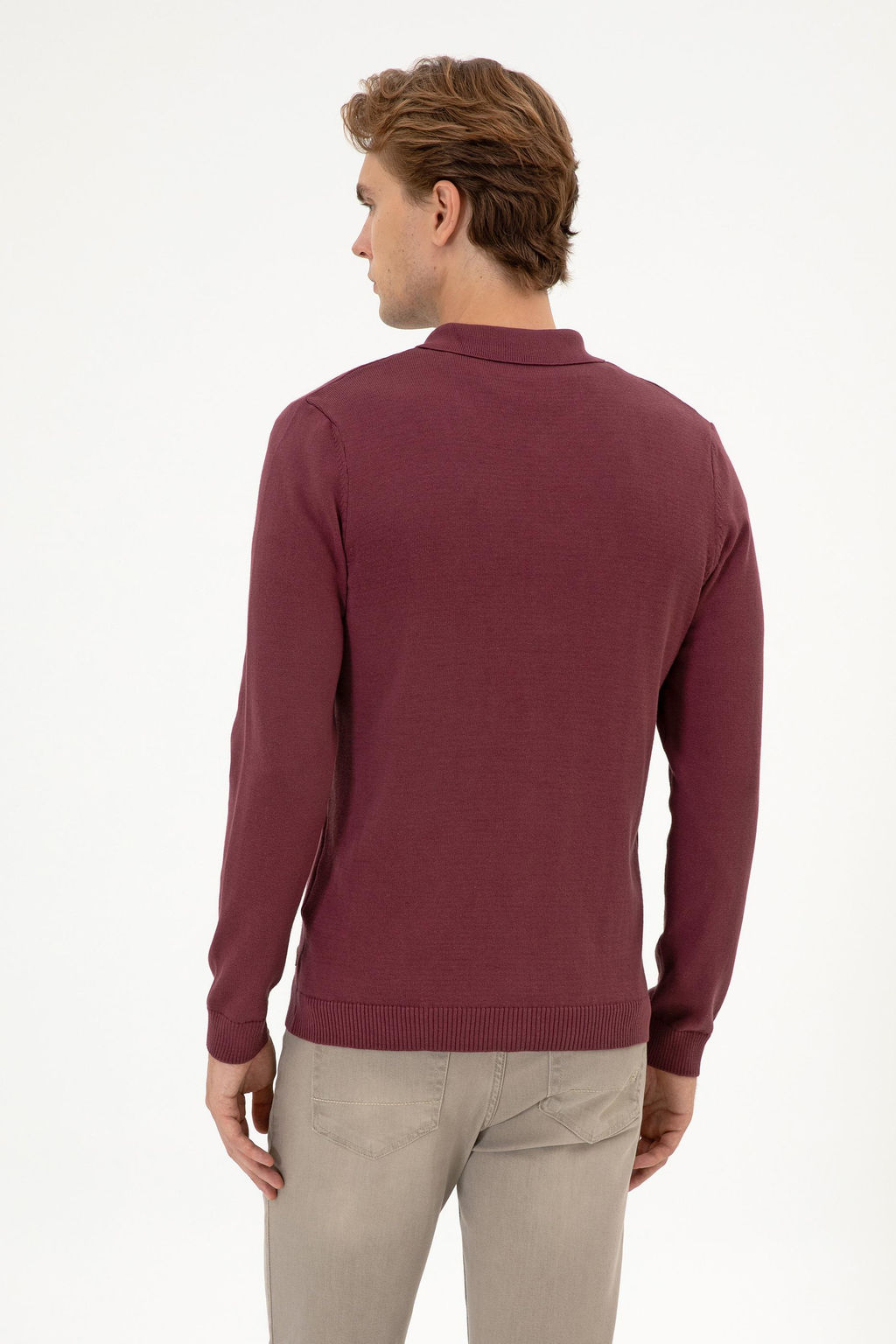 Erkek Bordo Basic Triko H_rka - U.s. polo assn фото 12