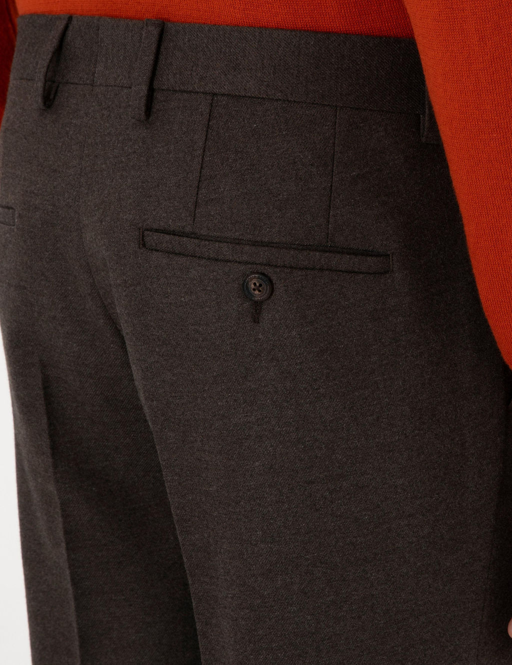 Kahverengi Slim Fit Kuma_ Pantolon