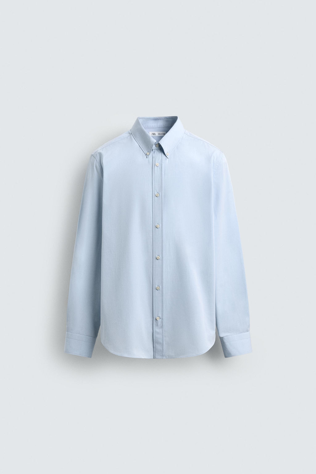 SLIM FIT COTTON SHIRT - Zara фото 6