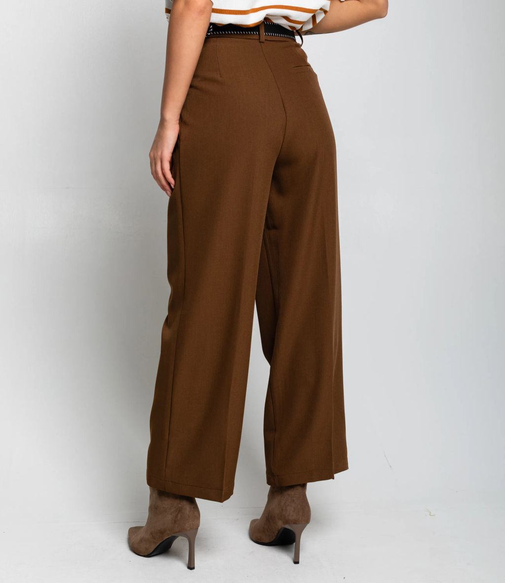 Брюки #КТ25993, коричневый - Dommod фото 4