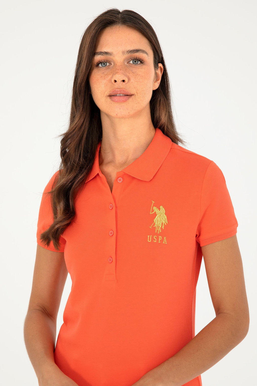 Женская базовая футболка с цветком граната - U.s. polo assn фото 2