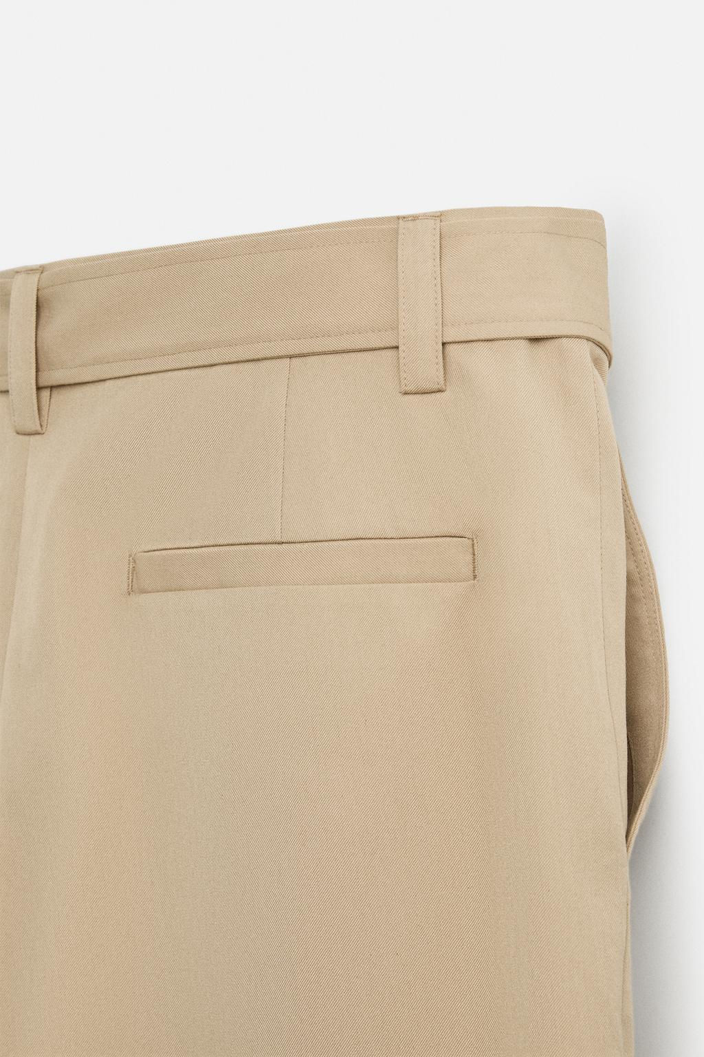 PLEATED TROUSERS WITH BELT - Zara фото 10
