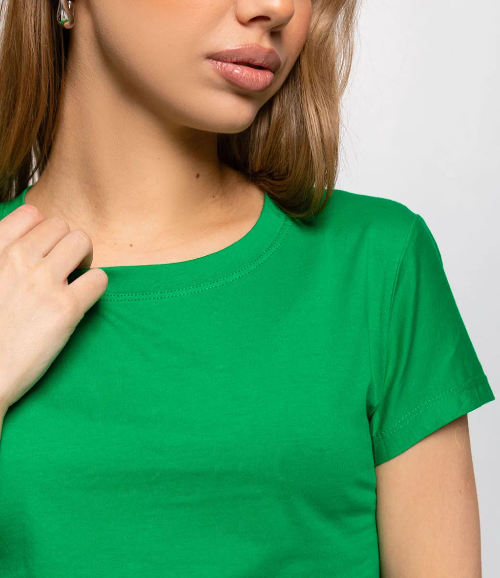 Футболка #ОКТ1665, зелёный