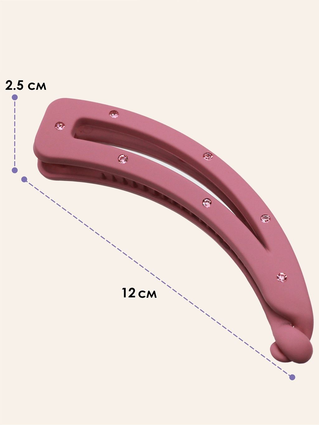 Заколка-банан - Vel vett фото 7