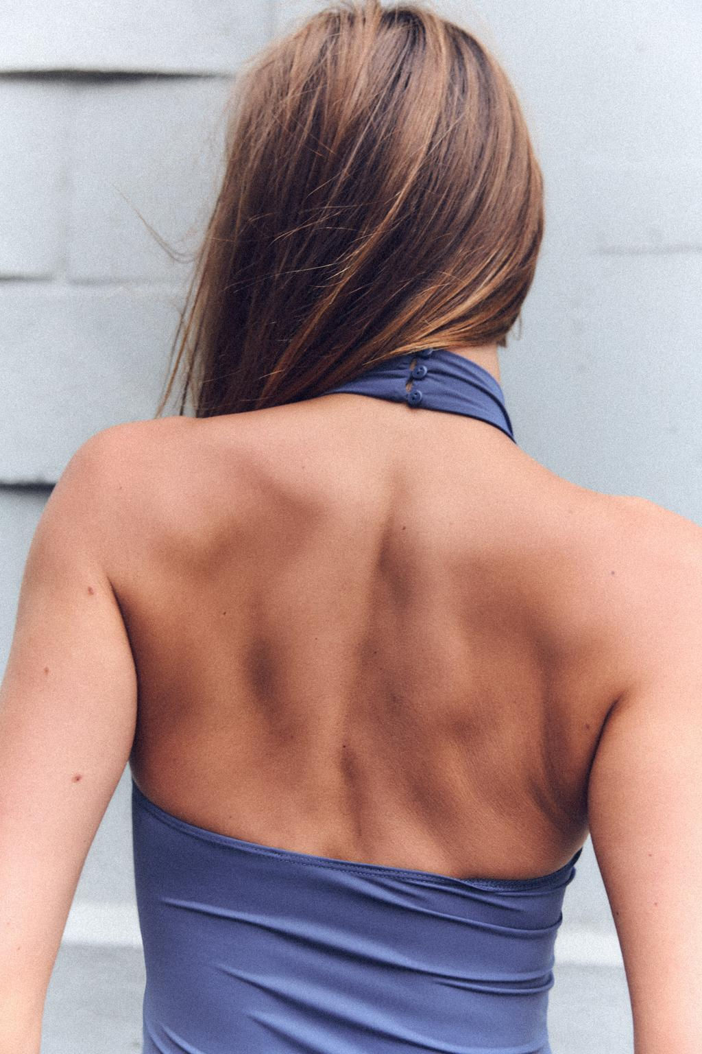 OPEN BACK HALTER BODYSUIT - Zara фото 22