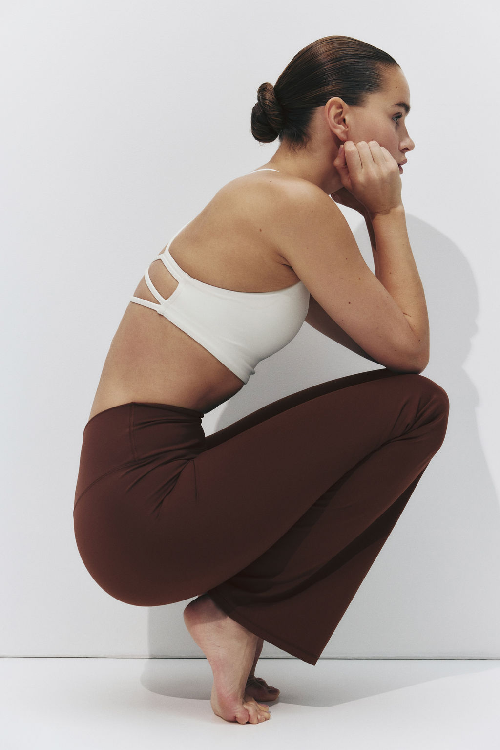 Leggings de deporte acampanados con SculptMove - H&m фото 9