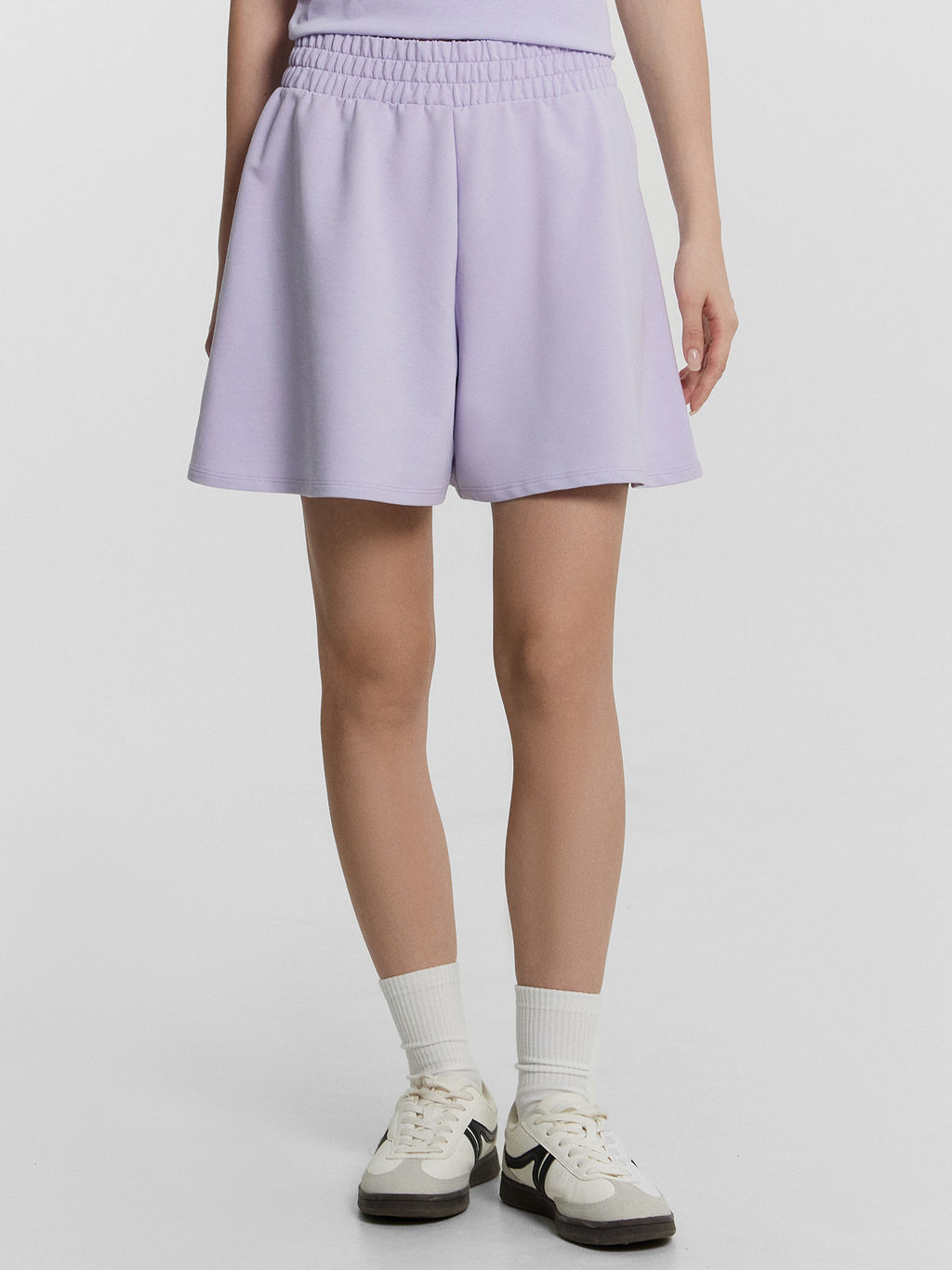 Шорты женские лиловые