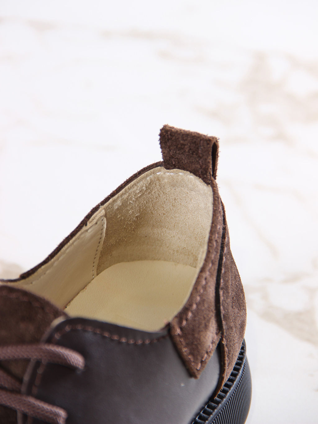 Полуботинки туфли 205.патрицияbl.Коричневая замша+коричневый