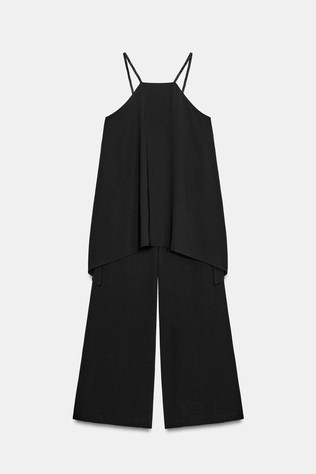 MONO TIRANTES TRENZADOS DOBLE CAPA / Negro - Zara фото 8