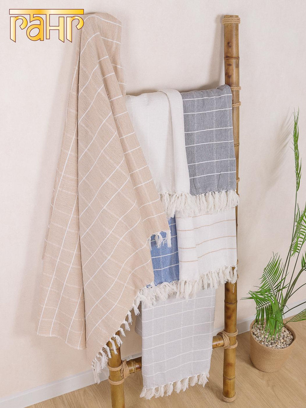 Плед-покрывало самотканое х/б 130х170 №Пл-117/5 - Ганг фото 5