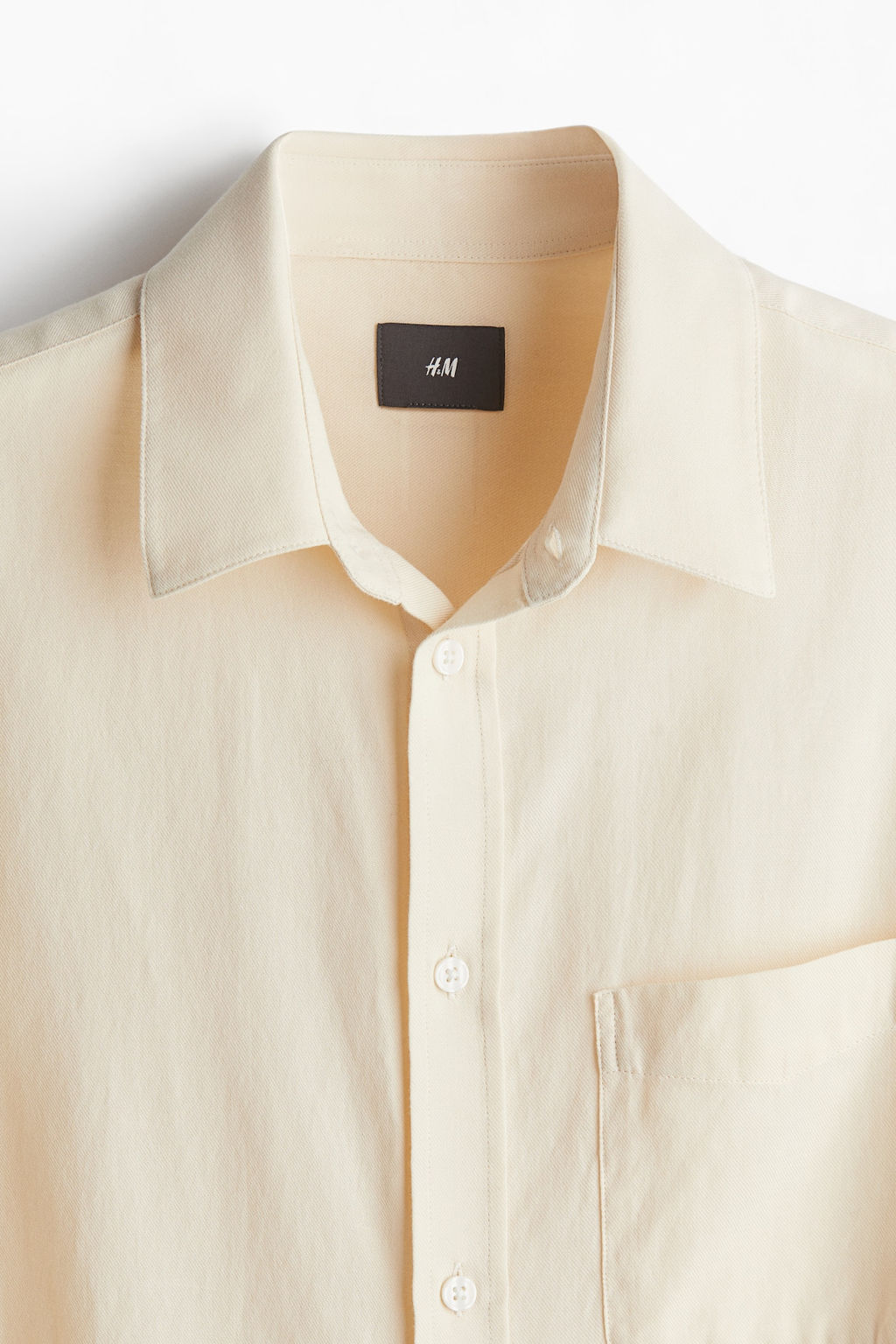 Camisa en mezcla de lyocell Regular Fit - H&m фото 3