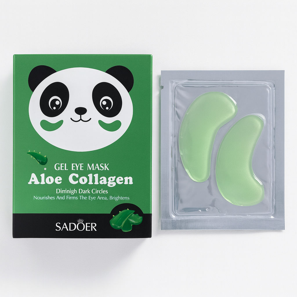 Набор восстанавливающих масок патчей для век SADOER, 7,9г/7 шт. коллаген+алое SD90443