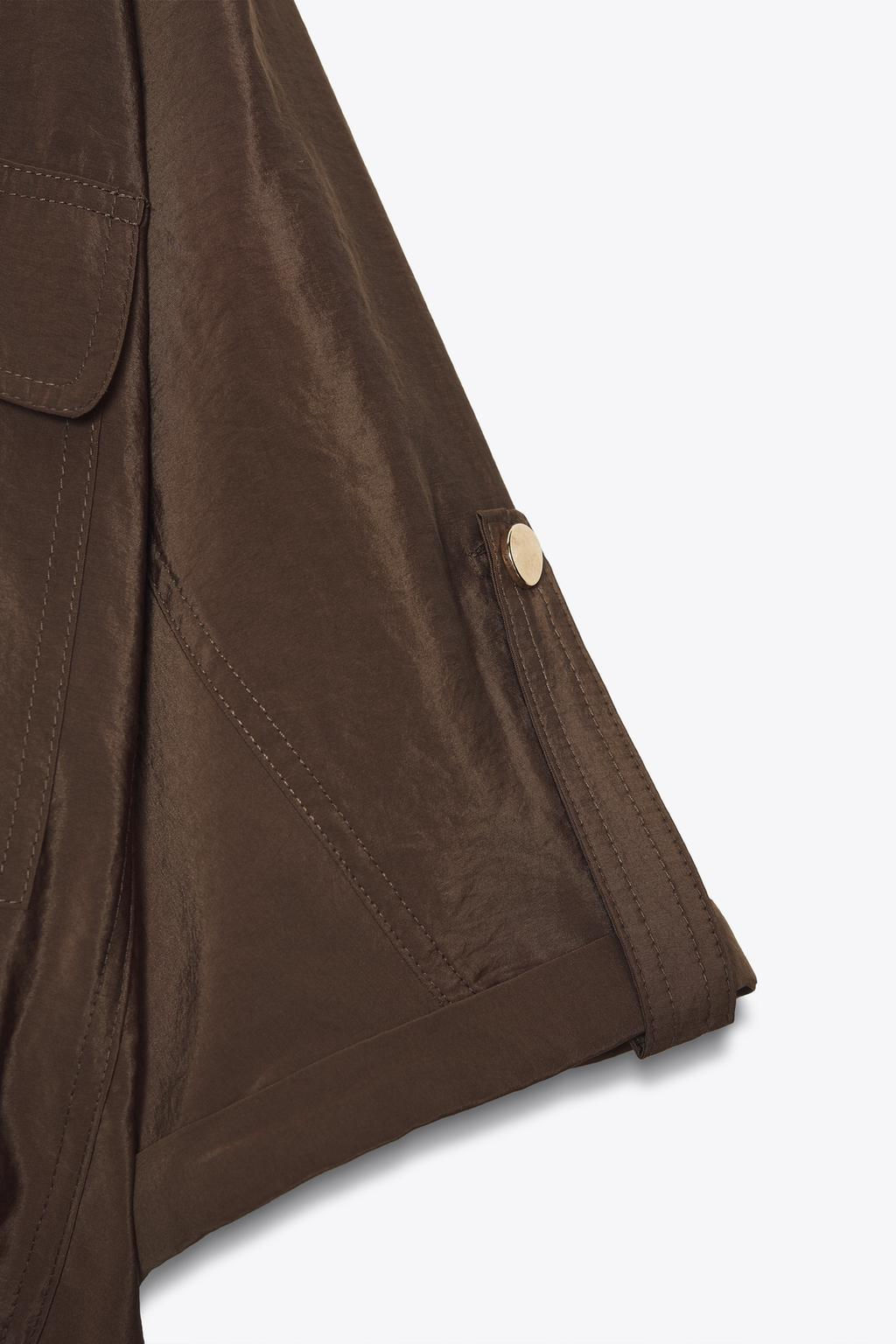 SHORT SLEEVE SAFARI SHIRT - Zara фото 7