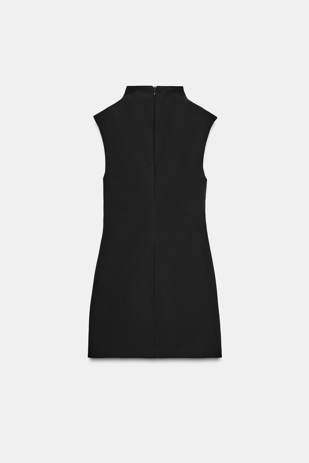 SHORT DRESS WITH TIE AND TOPSTITCHING - Zara фото 9