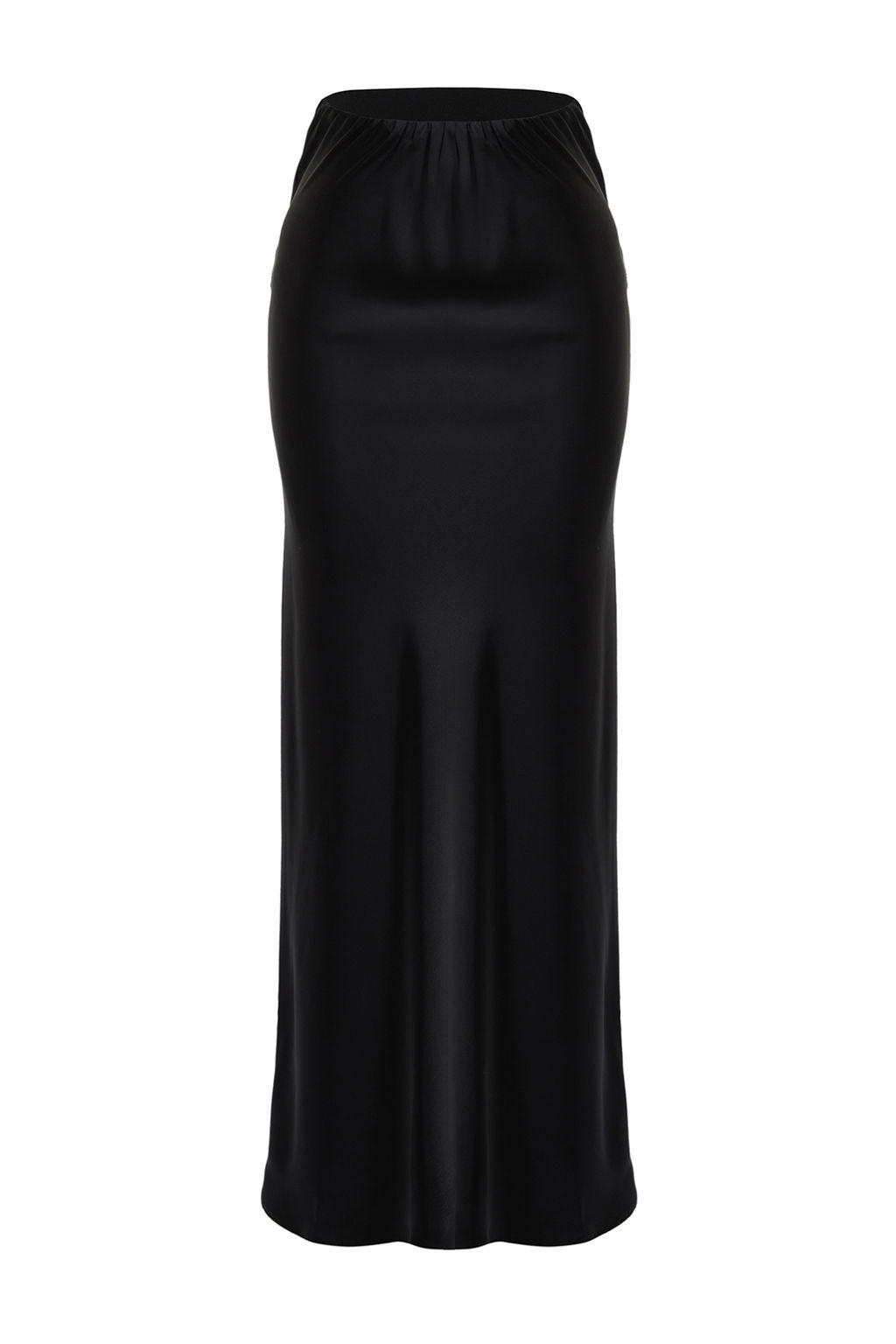 TRENDYOLMILLA Siyah Saten Bal?k Shape Maxi Boy Dokuma Etek TWOSS24ET00120  фото 6