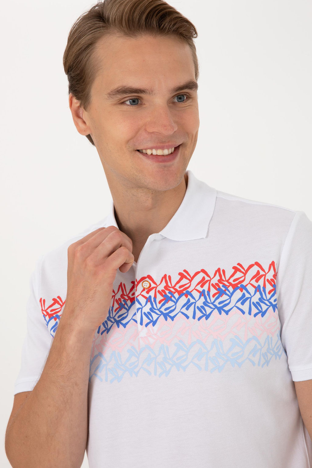 Erkek Regular Fit K_rm_z_ Polo Yaka Ti__rt Sepette S_rpriz _ndirim - U.s. polo assn фото 2