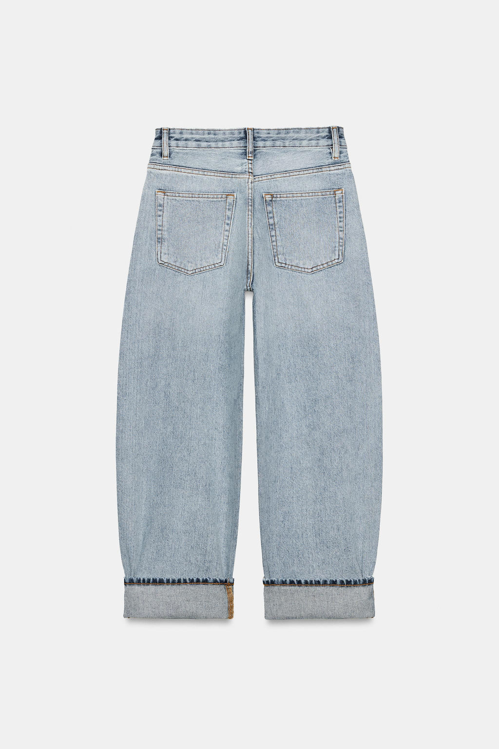 JEANS ZW COLLECTION BALLOON TIRO MEDIO / Azul - Zara фото 6