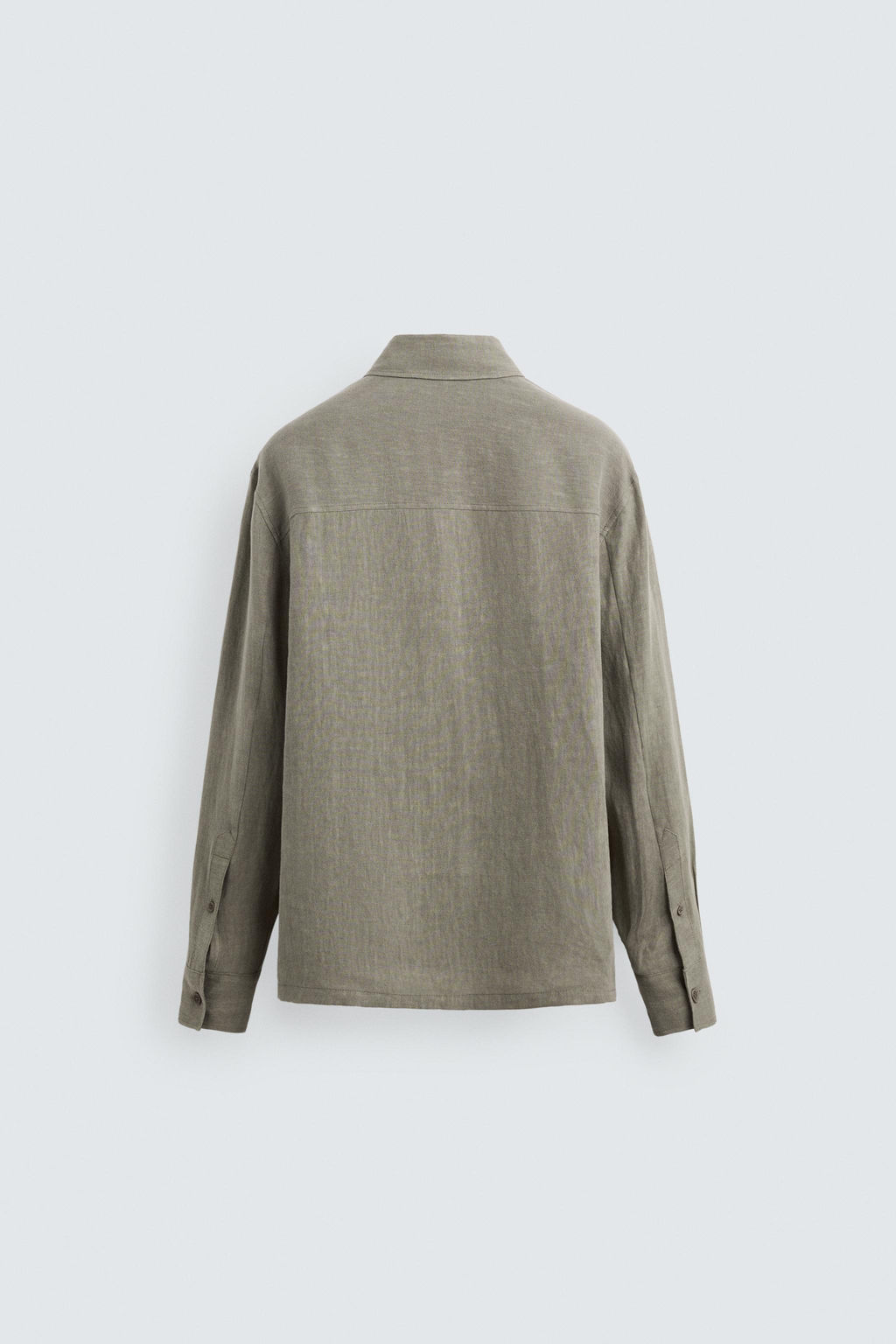 100% WASHED LINEN SHIRT - Zara фото 18