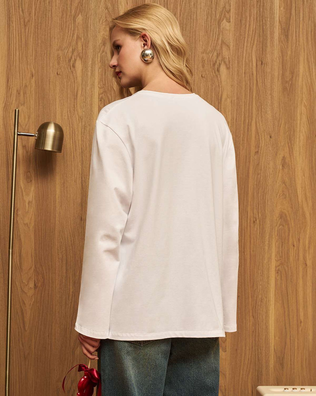 Лонгслив с шёлковой вставкой Петушок LRP001 - Sahar art lab фото 3