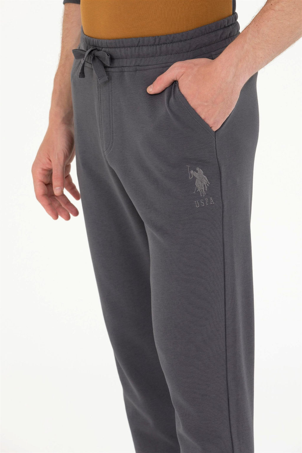 U. S. Polo Assn Мужские спортивные штаны антрацитового цвета - U.s. polo assn фото 6