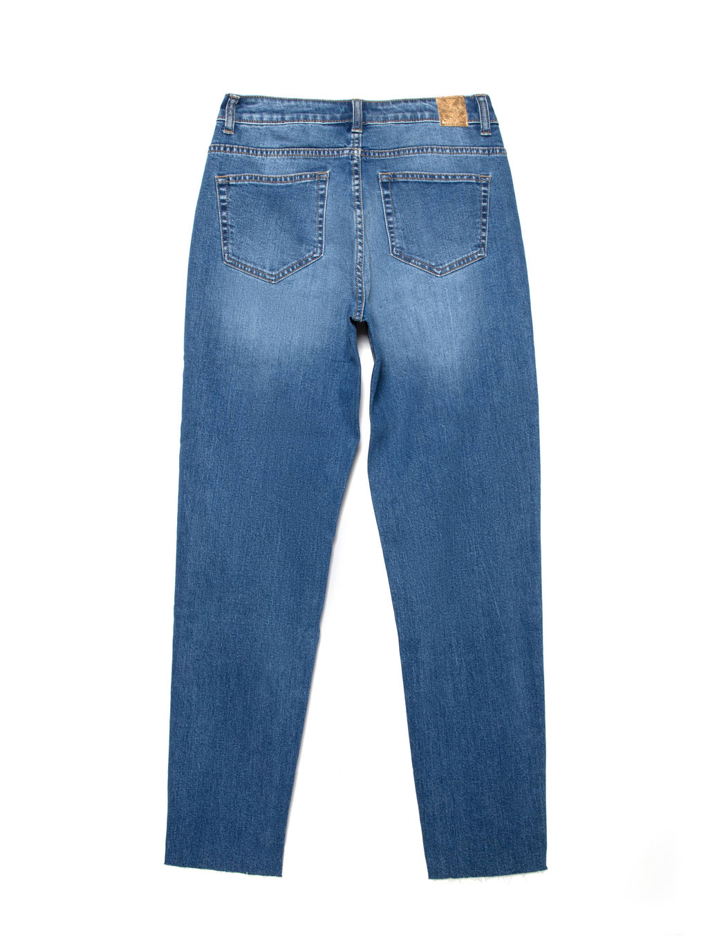 CONTE Eco-friendly джинсы Mom Fit с высокой посадкой CON-189 mid blue