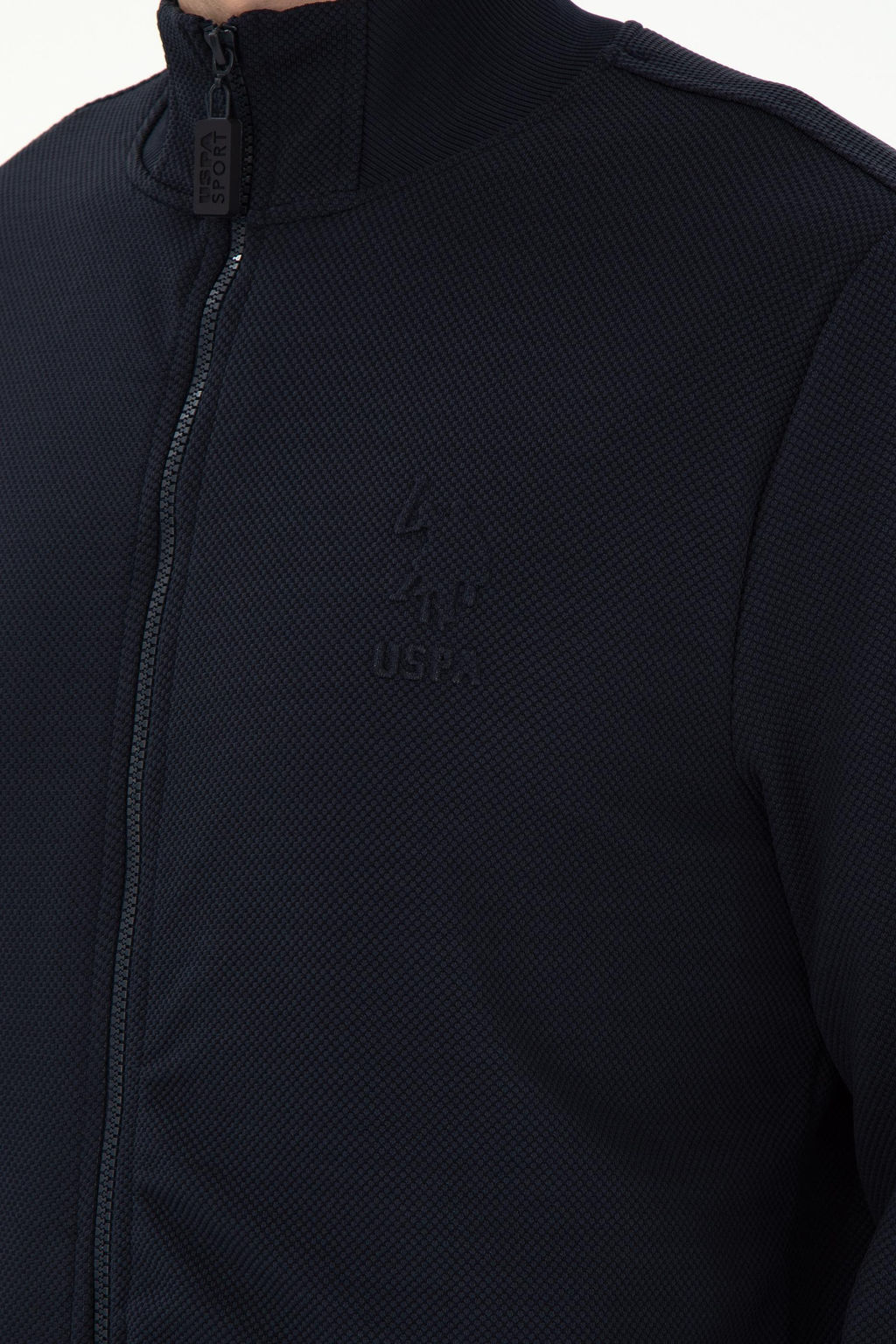 Мужской темно-синий вязаный кардиган Неожиданная скидка в корзине - U.s. polo assn фото 7