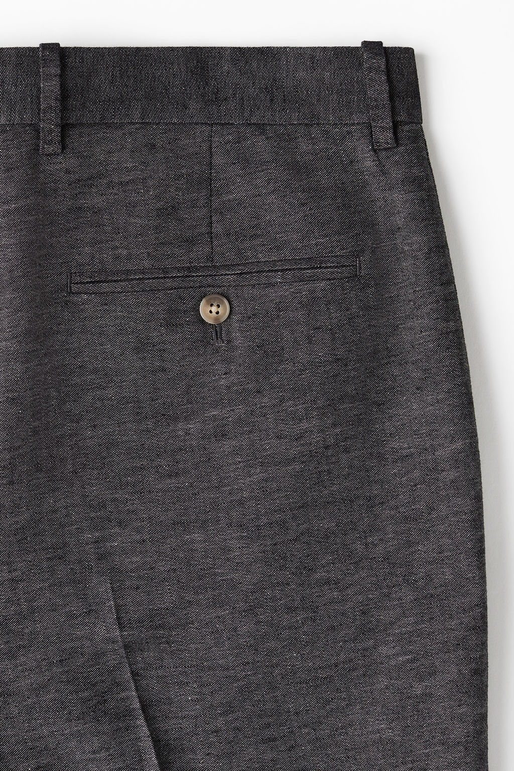 Pantal?n sastre en mezcla de lino Regular Fit - H&m фото 4