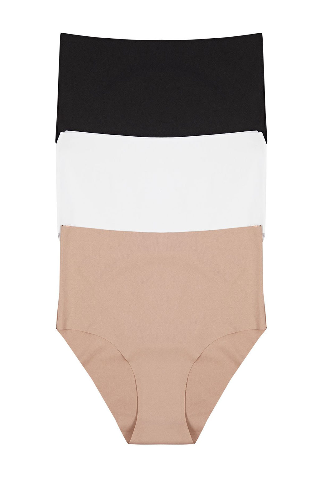 TRENDYOLMILLA Siyah-Cok Renkli 3lu Micro Dikissiz/Iz Yapmaz Lazer Kesim Hipster Orme Kulot THMSS24KU00042  фото 7