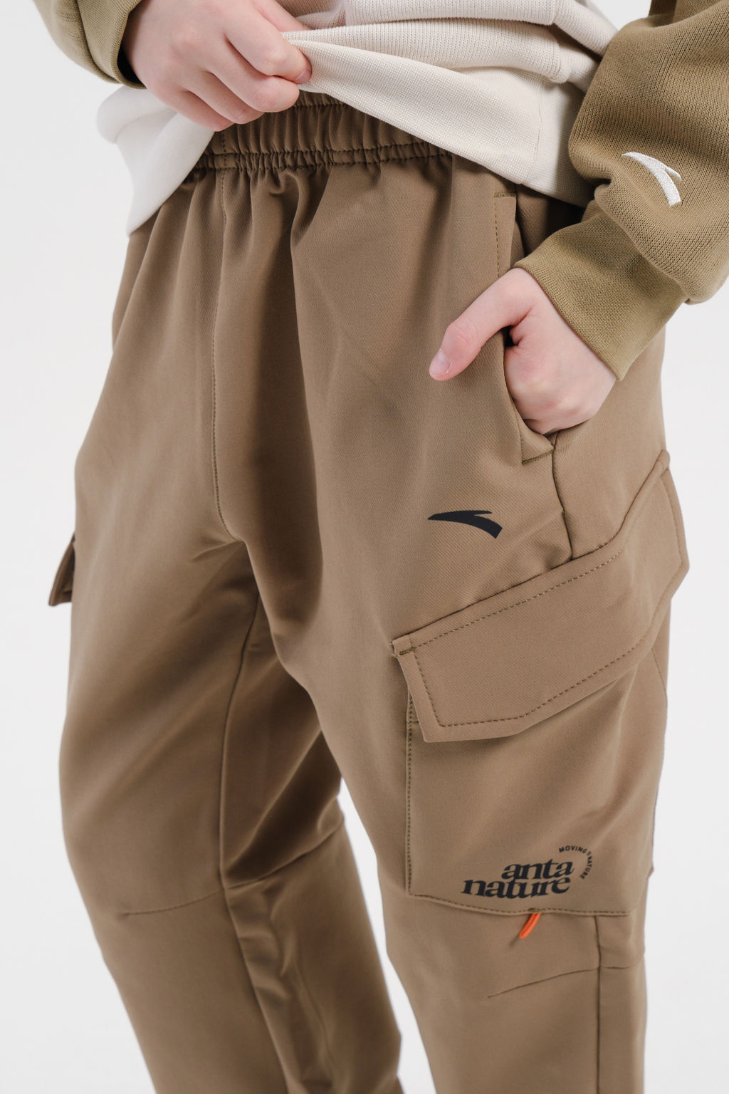 Брюки текстильные Коричневый