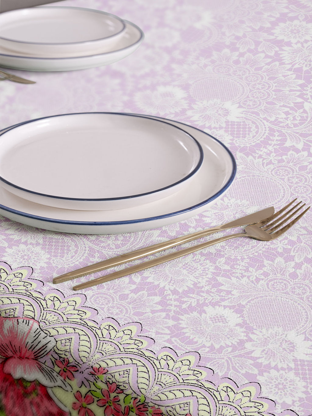 Скатерть Мир вкуса Снежинка 20078-1/200х145