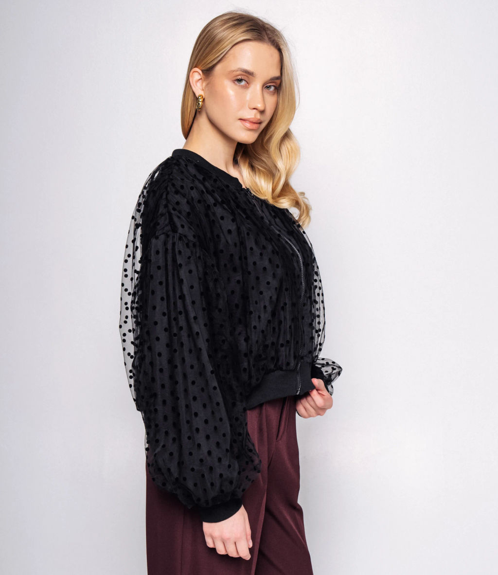 Бомбер #КТ6631 (4), чёрный - Dommod фото 2