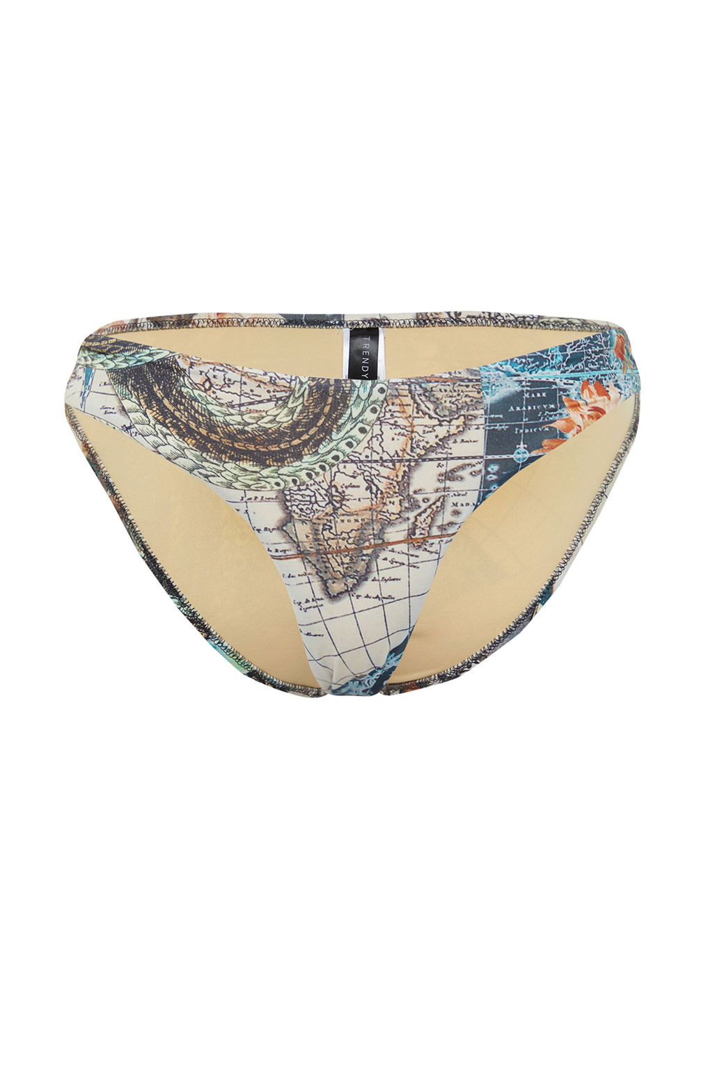 TRENDYOLMILLA Etnik Desenli Normal Paca Bikini Alt? TBESS22BA0306  фото 7