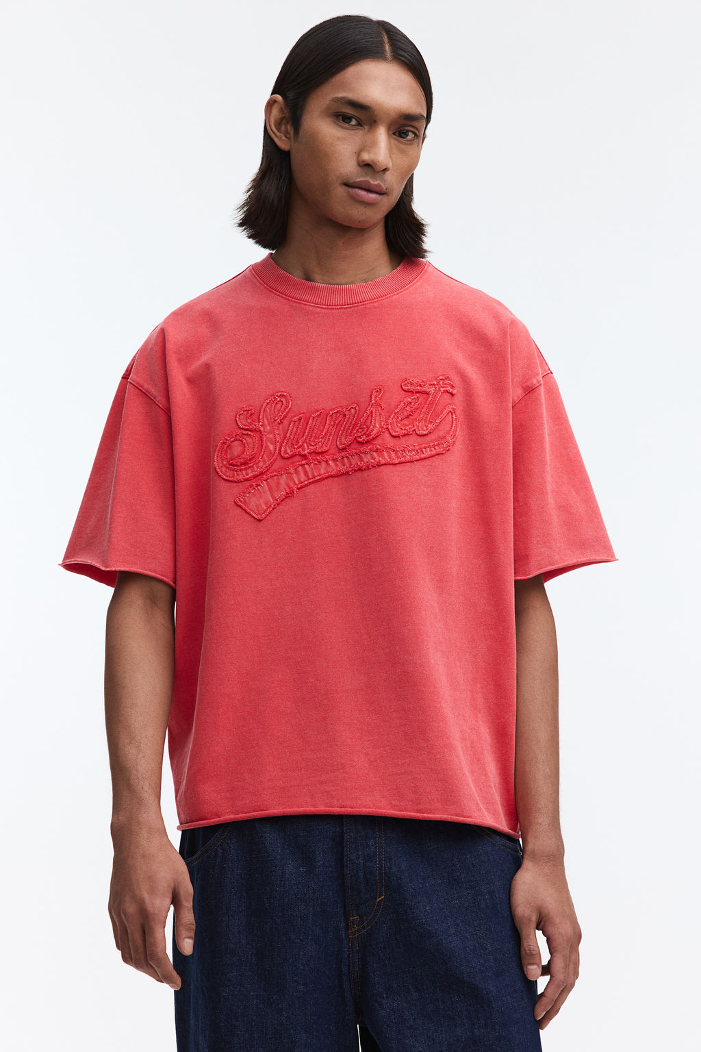 Camiseta boxy Oversized Fit - H&m фото 5