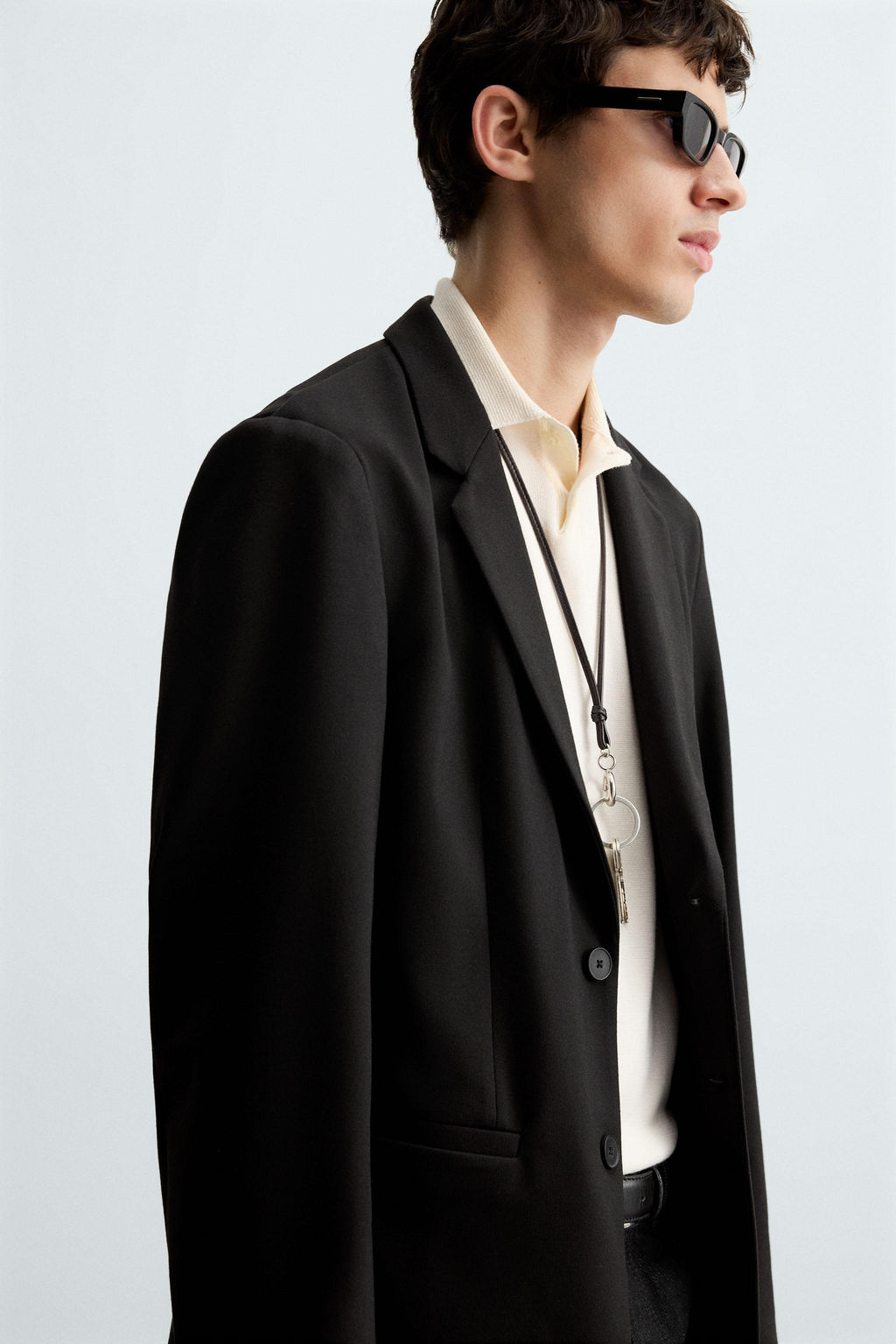 BLAZER SLIM FIT CONFORT / Negro