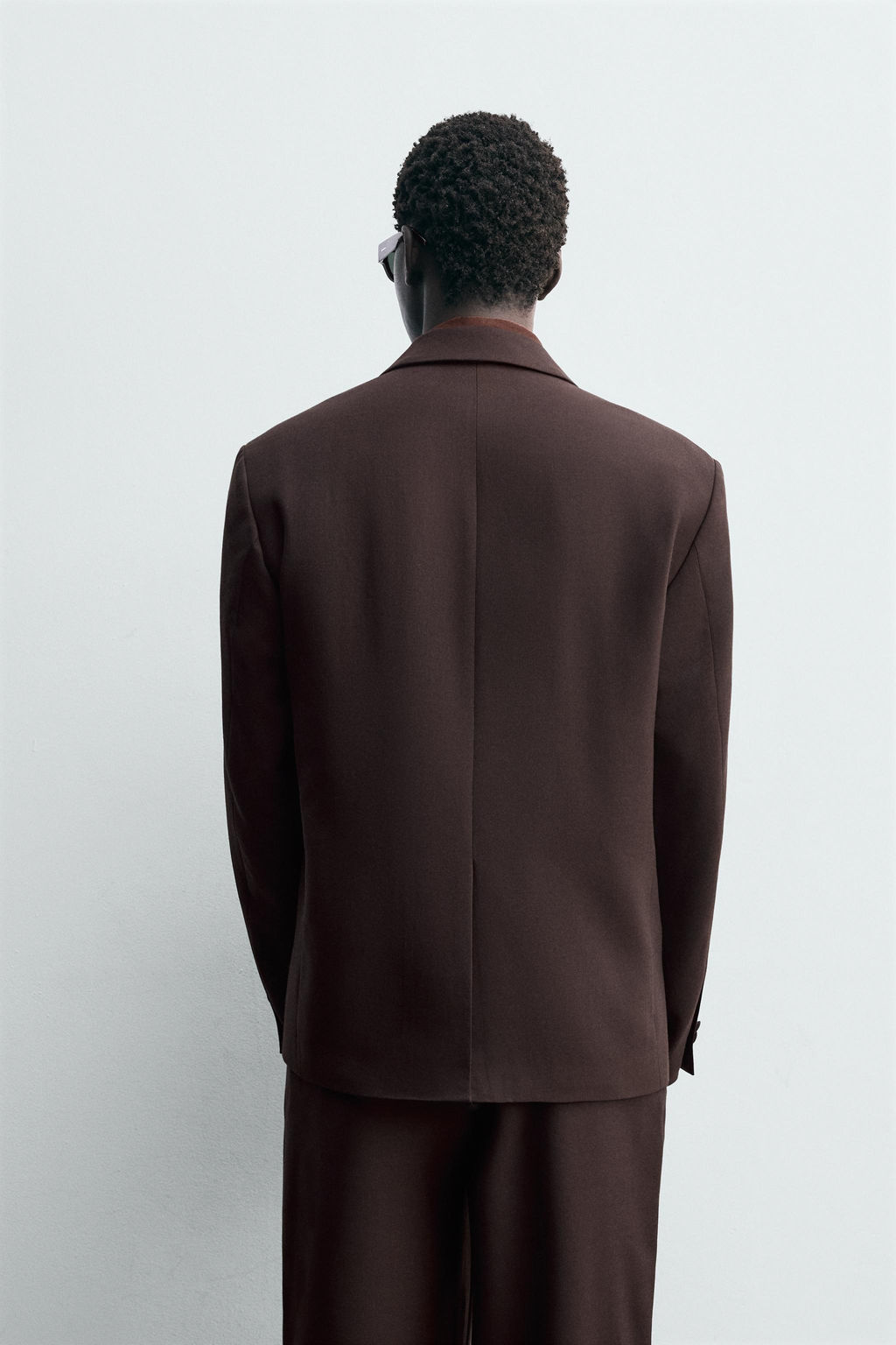 WOOL BLEND DOUBLE-BREASTED BLAZER - Zara фото 3