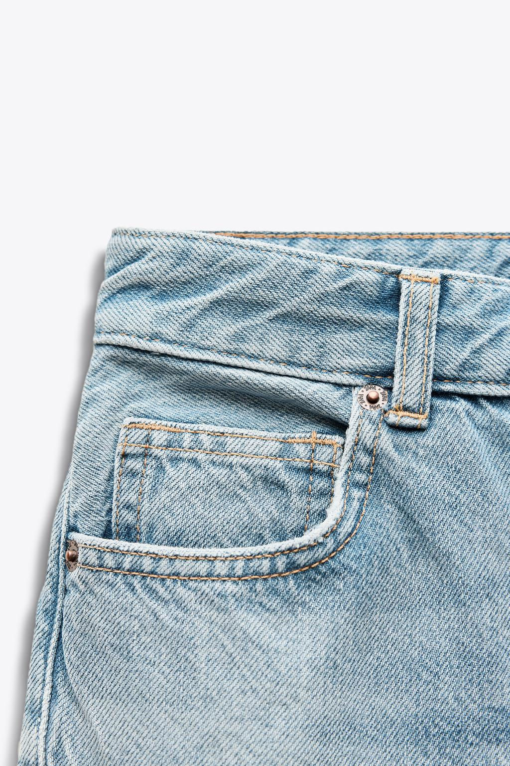 TRF WIDE-LEG HIGH-WAIST JEANS - Zara фото 6