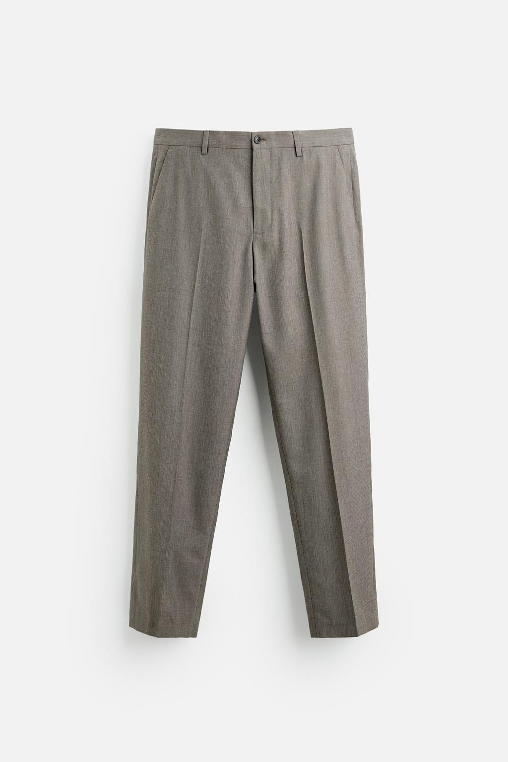 HOUNDSTOOTH SUIT TROUSERS - Zara фото 13
