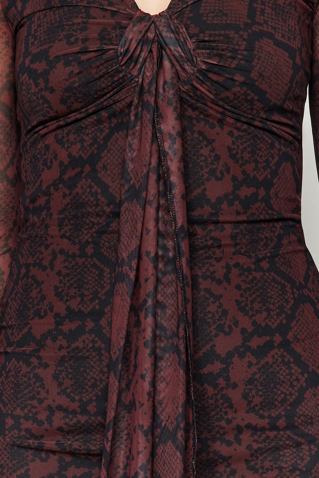 Cok Renkli Hayvan Desenli Anvelop Orme Astarl? Tul S?k Abiye Elbise TPRAW24EL00102 - Trendyolmilla фото 5