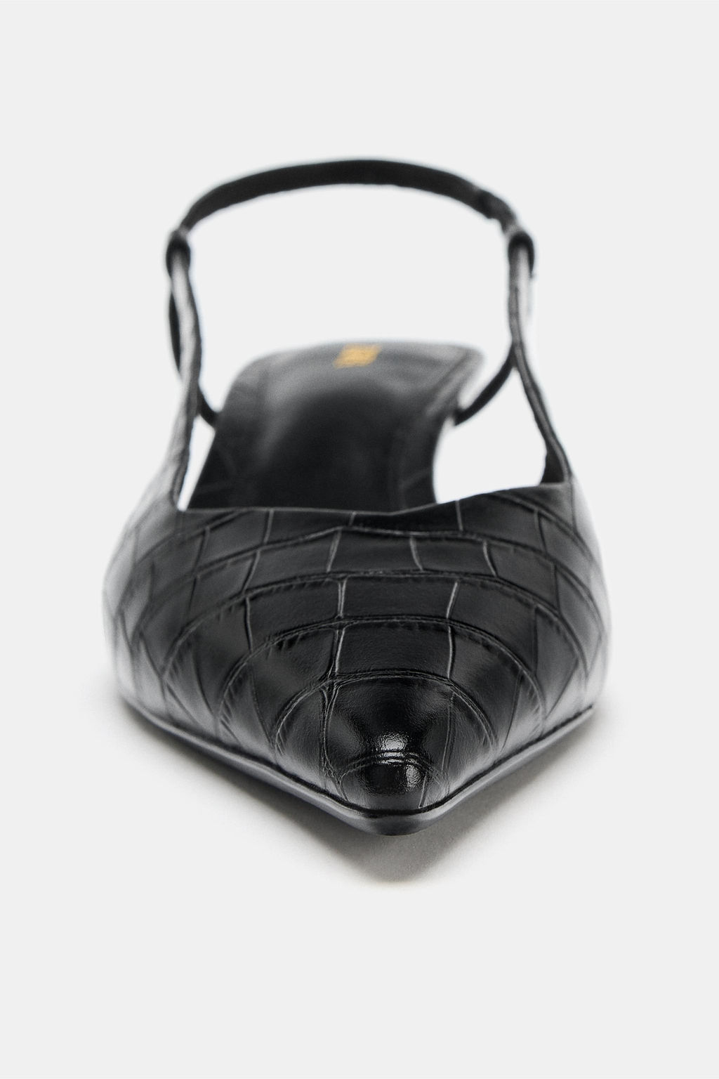 EMBOSSED SLINGBACK SHOES - Zara фото 4