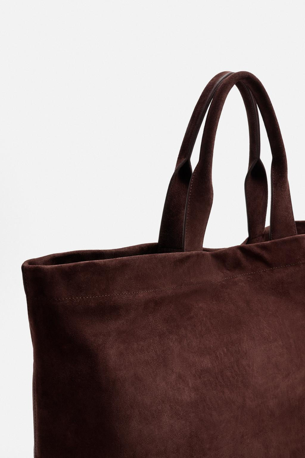 LEATHER SHOPPER BAG - LIMITED EDITION - Zara фото 5