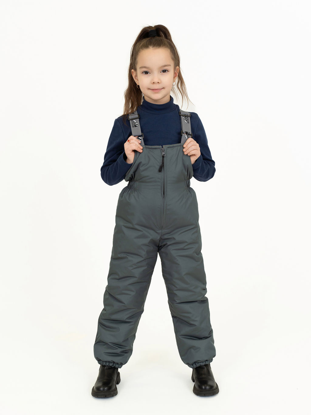 Полукомбинезон детский зимний серый