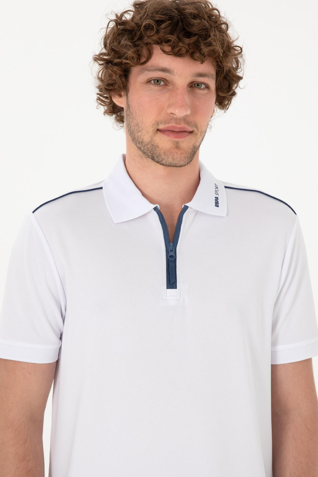 Erkek Regular Fit Polo Yaka Beyaz Ti__rt Sepette S_rpriz _ndirim - U.s. polo assn фото 2