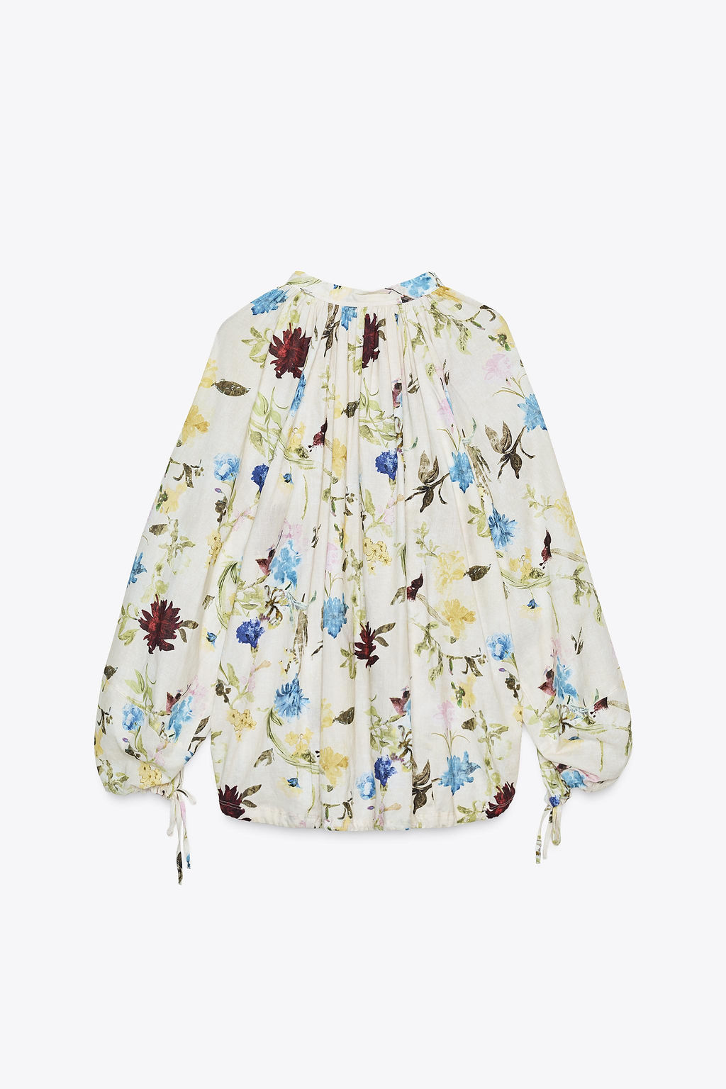 ZW COLLECTION FLORAL PRINT SHIRT - Zara фото 8