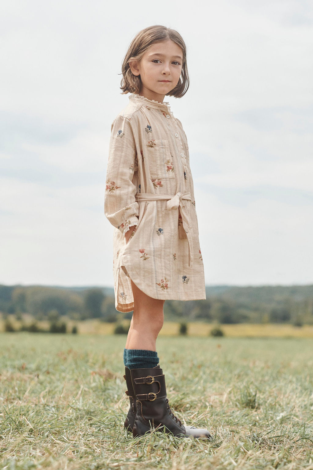 LIMITED EDITION FLORAL PRINT SHIRT DRESS - Zara фото 2