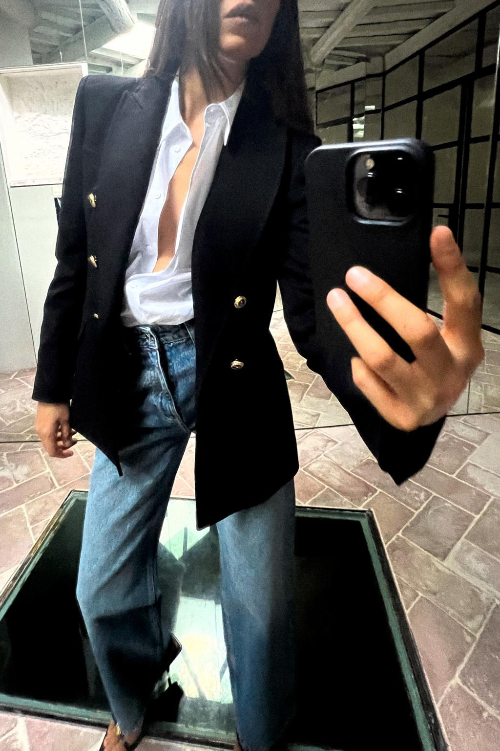 TAILORED DOUBLE-BREASTED BLAZER - Zara фото 3