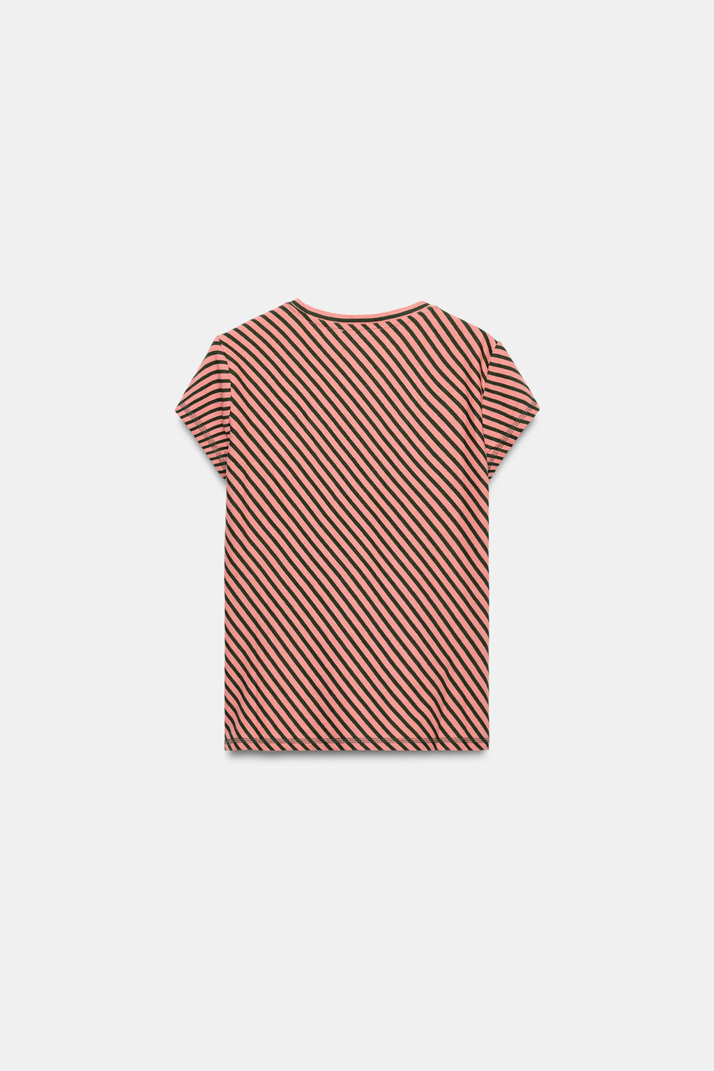 CAMISETA RAYAS CON LINO / Estampado