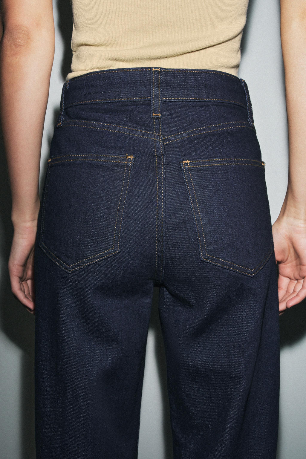 ZW COLLECTION WIDE-LEG HIGH-WAIST JEANS - Zara фото 11