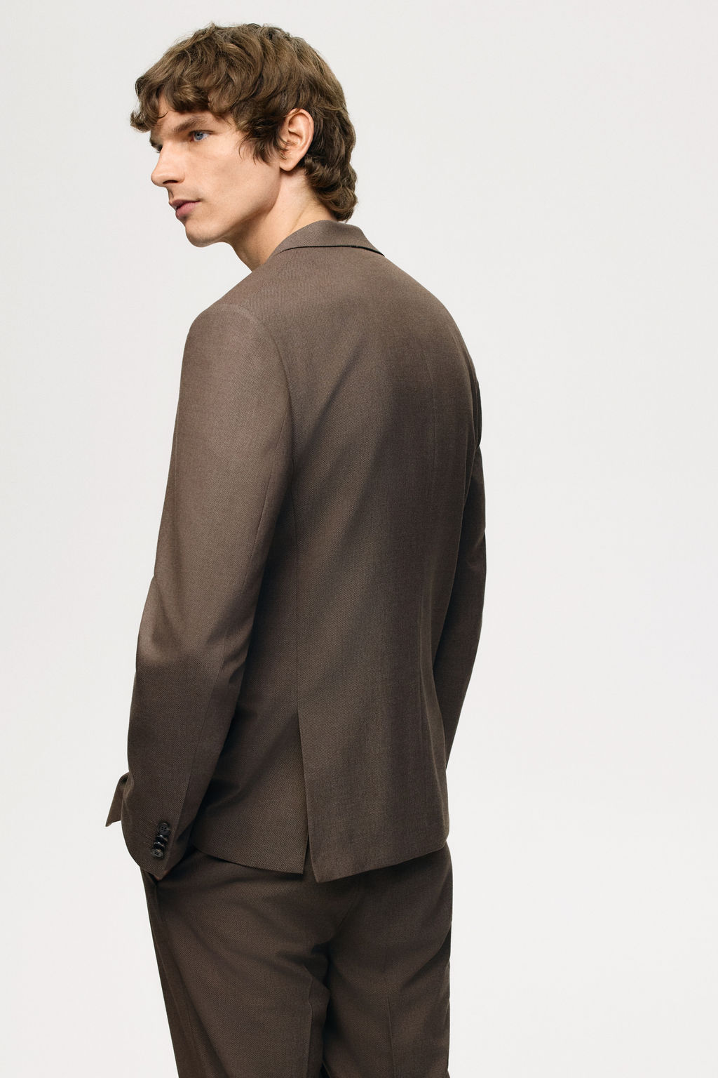 Americana de botonadura sencilla Slim Fit - H&m фото 6