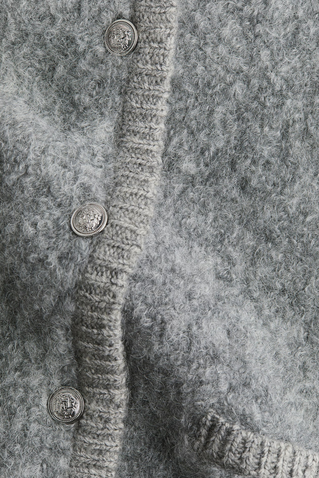 Cardigan en boucle de mezcla de lana - H&m фото 6