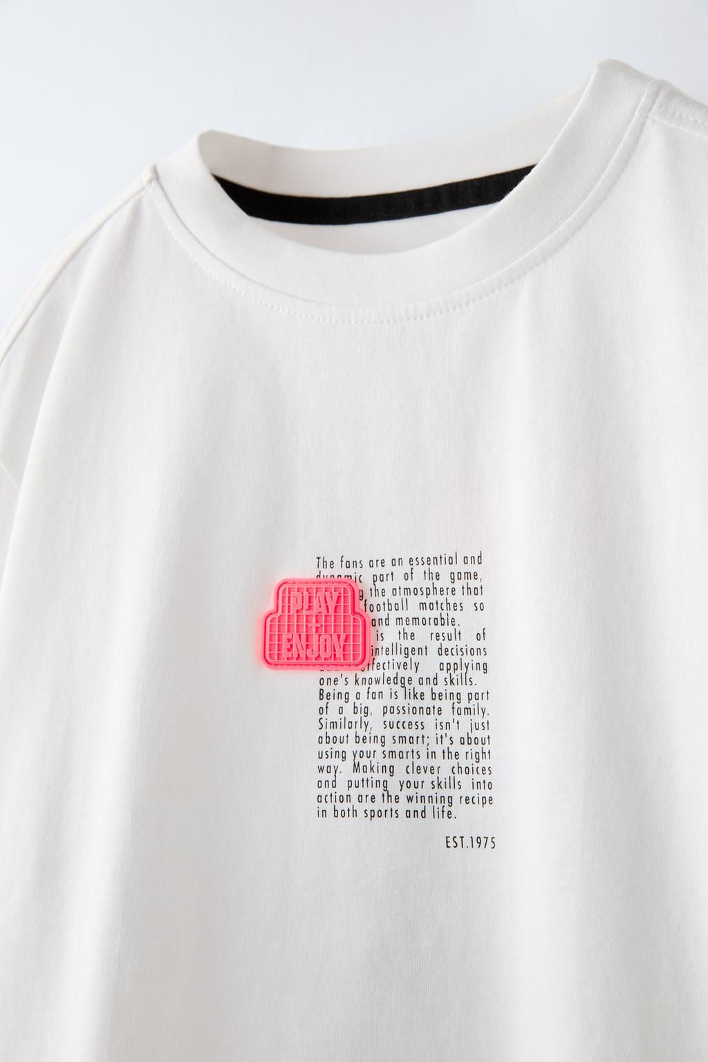 NEON PATCHES T-SHIRT - Zara фото 3